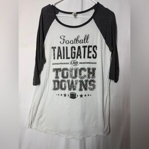 Football Boutique Graphic Raglan Tee Size XL
